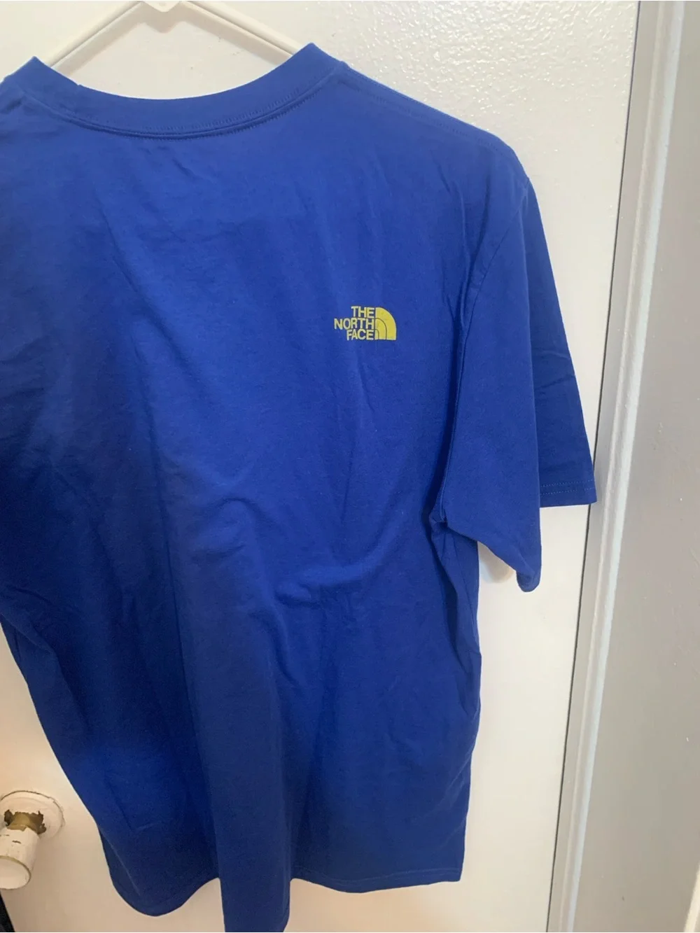 The North Face Men's Royal Blue Crewneck Sweatshirt with Light Trim